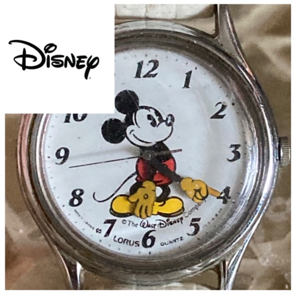 Lorus Mickey Mouse Watch Disney Women’s V515-6000 Quartz 30mm Case - Picture 1 of 9